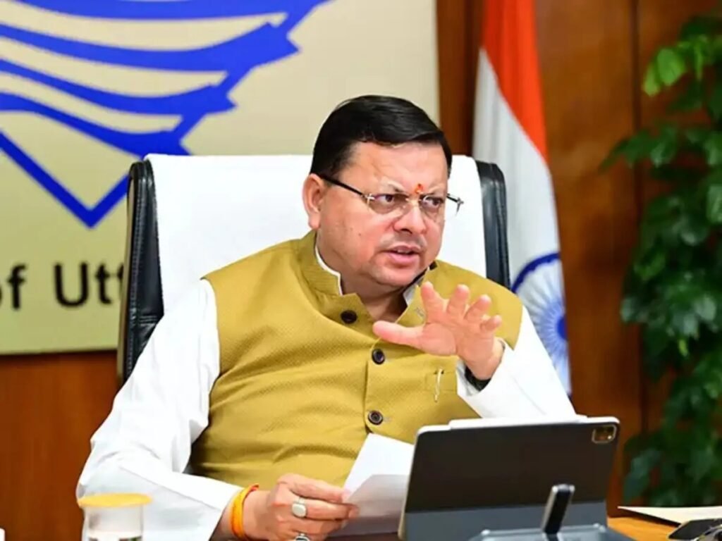 मुख्यमंत्री धामी ने एंजेल चकमा के पिता से की फोन पर बात