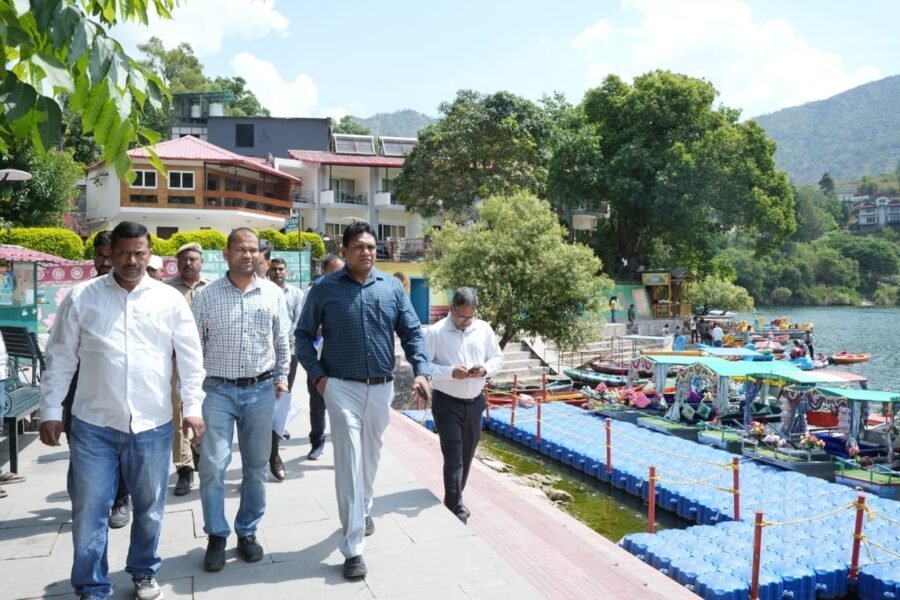 धामी सरकार की झीलों को नई पहचान देने की तैयारी, भीमताल – नौकुचियाताल और कमलताल के सौंदर्यीकरण पर 46 करोड़ से अधिक खर्च, सचिव डॉ. आर. राजेश कुमार ने किया स्थलीय निरीक्षण, अधिकारियों को दिए निर्देश